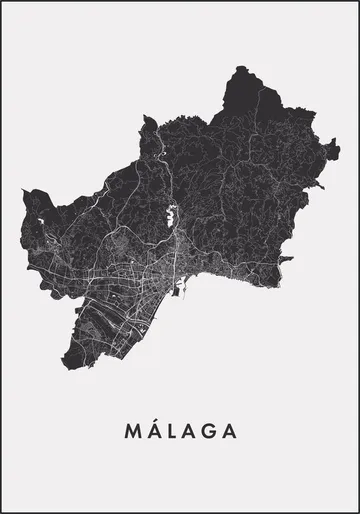 Málaga City Map