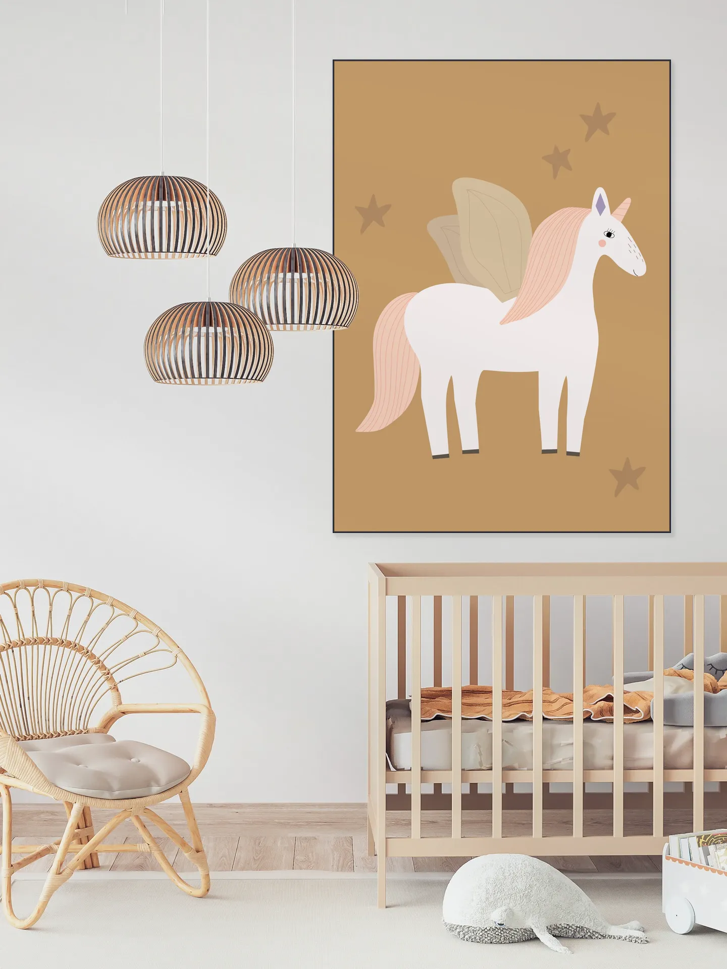 Winged Unicorn Ochre