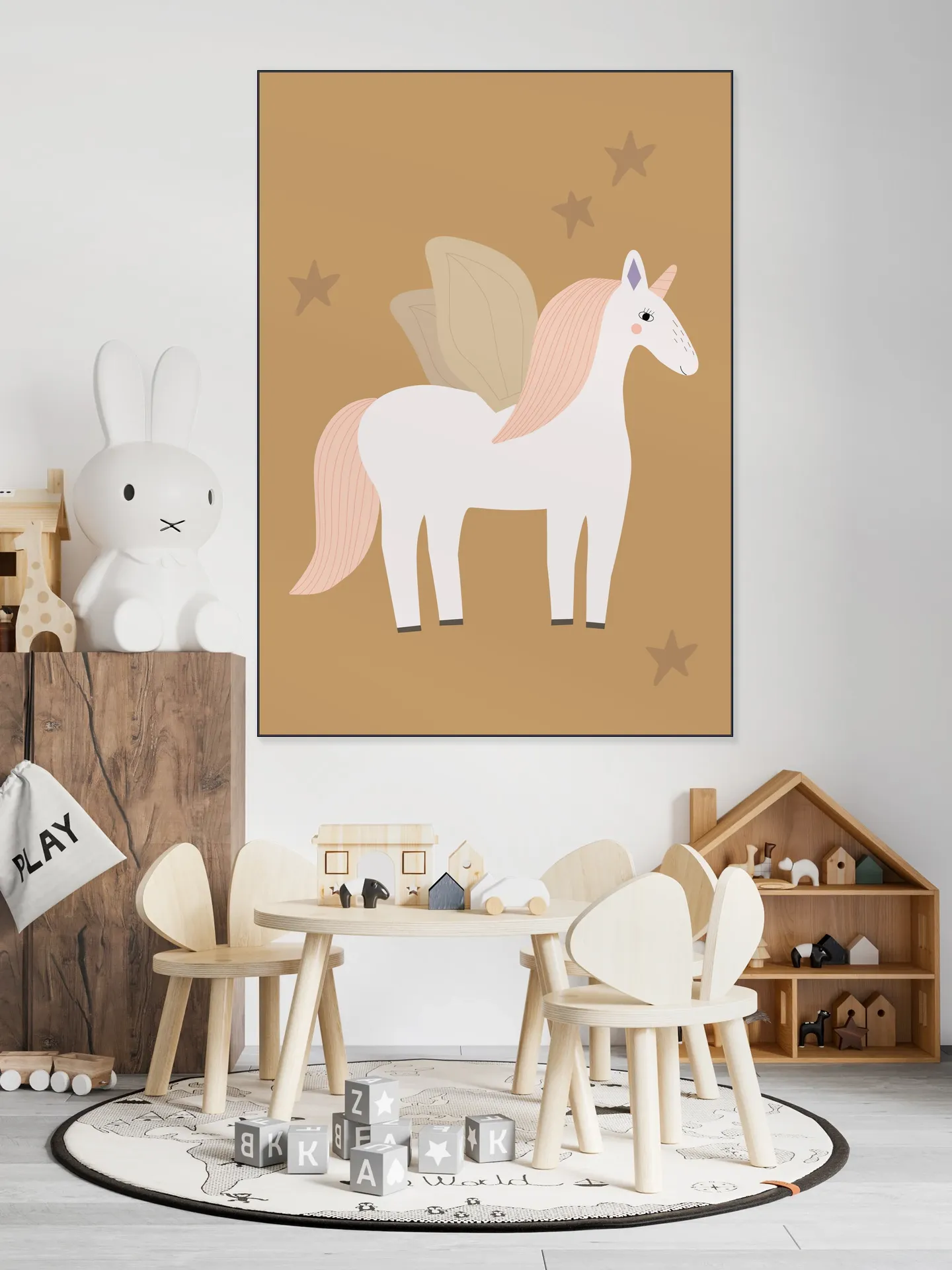 Winged Unicorn Ochre