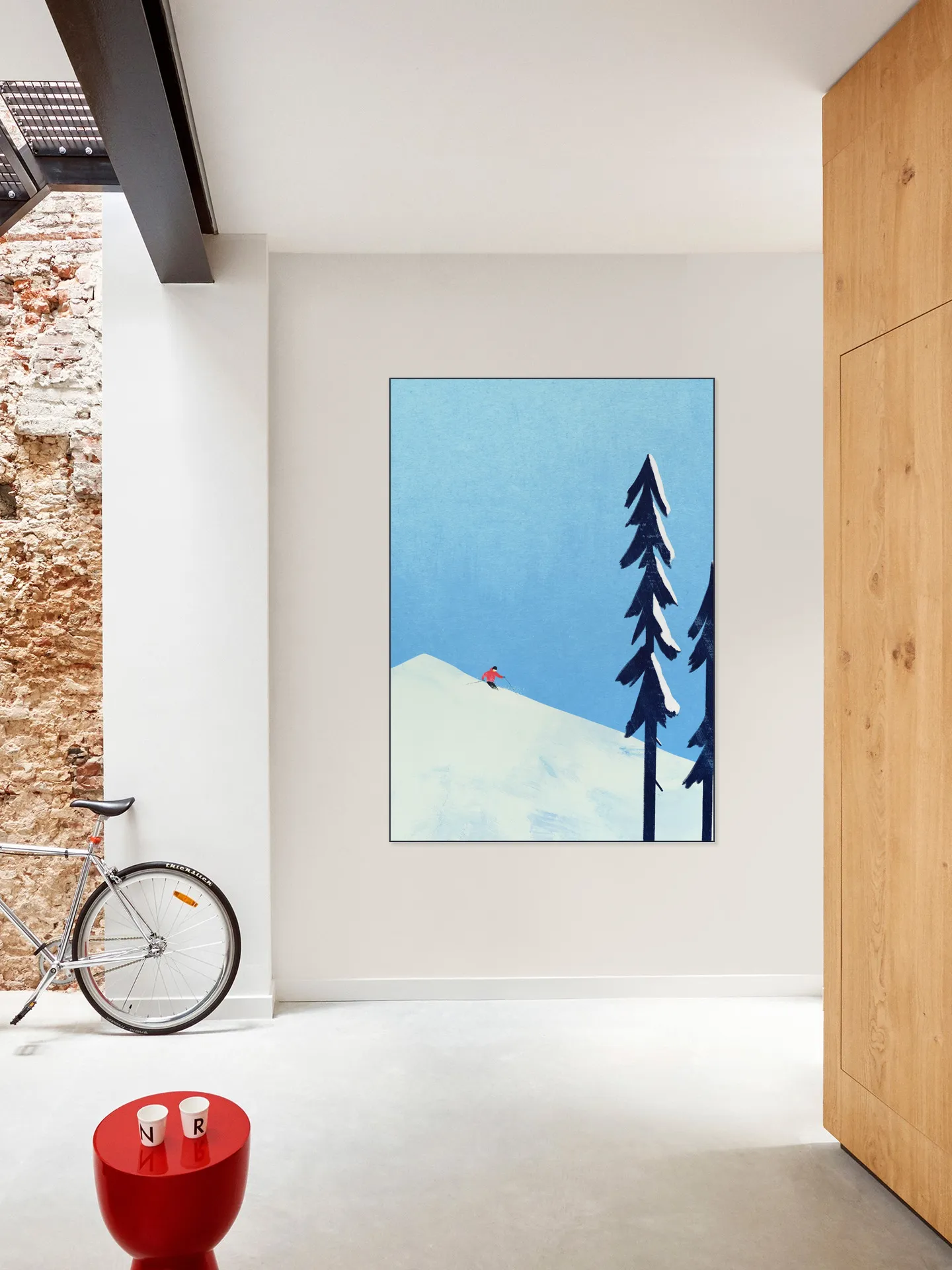Minimalist Ski