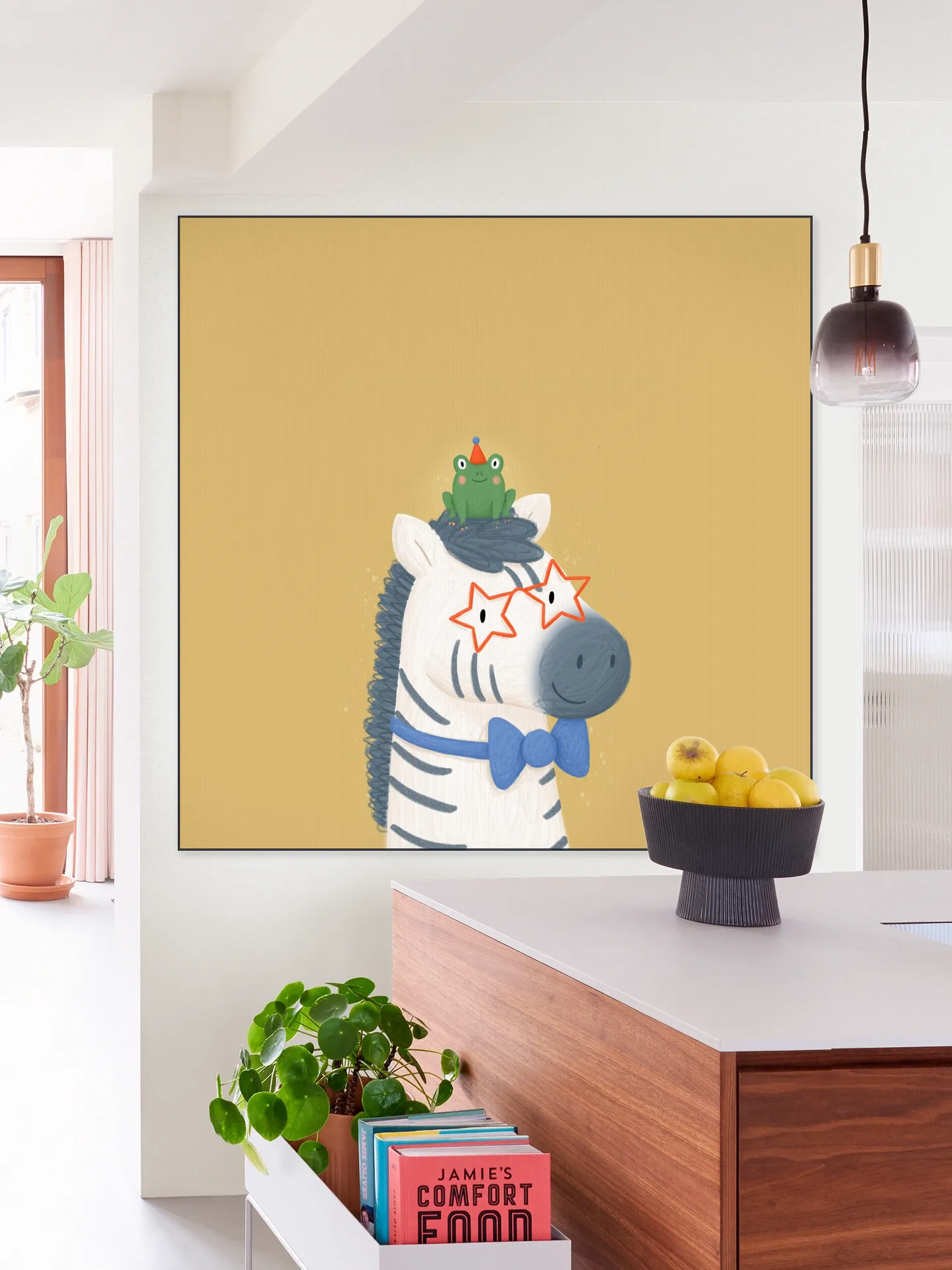 Zebra & Frog