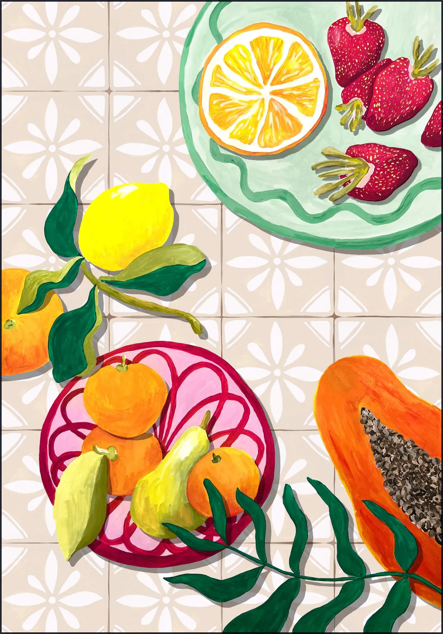 Fruta y Ceramica