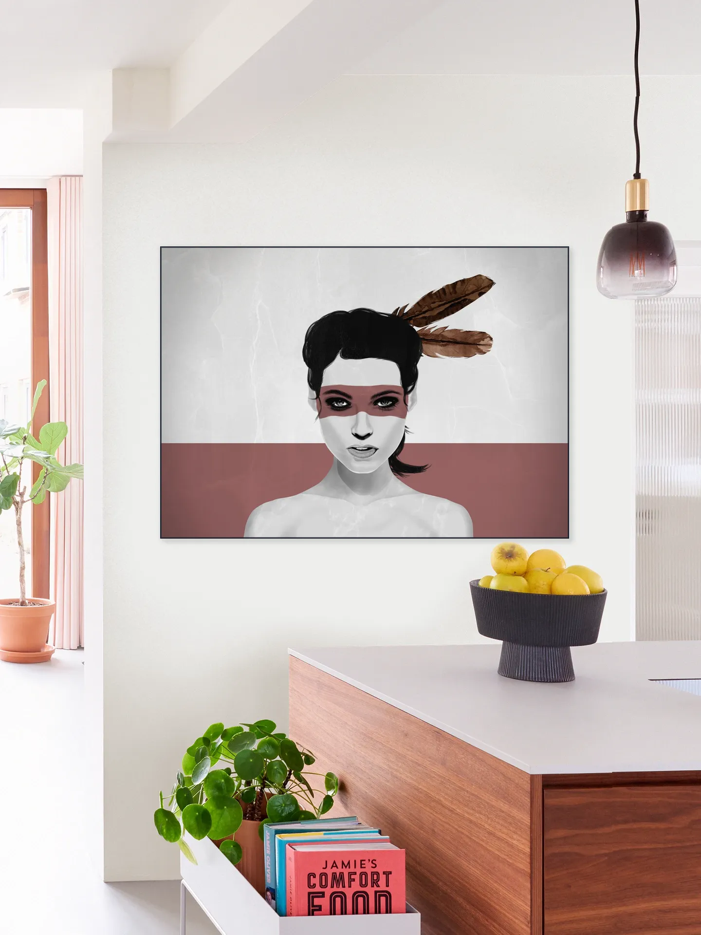 Warpaint and peace Feathers