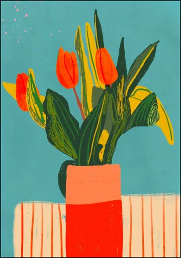 Red tulips