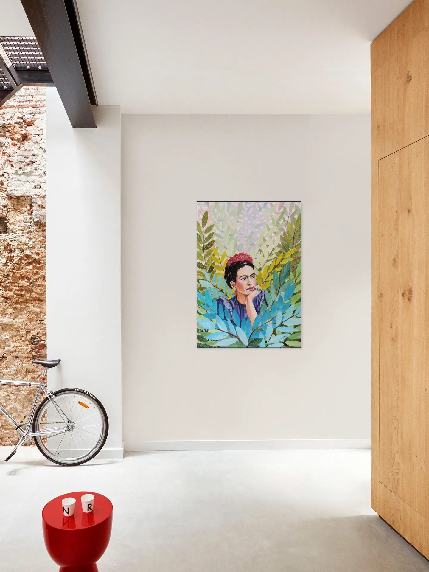 Frida in Lush Leaves