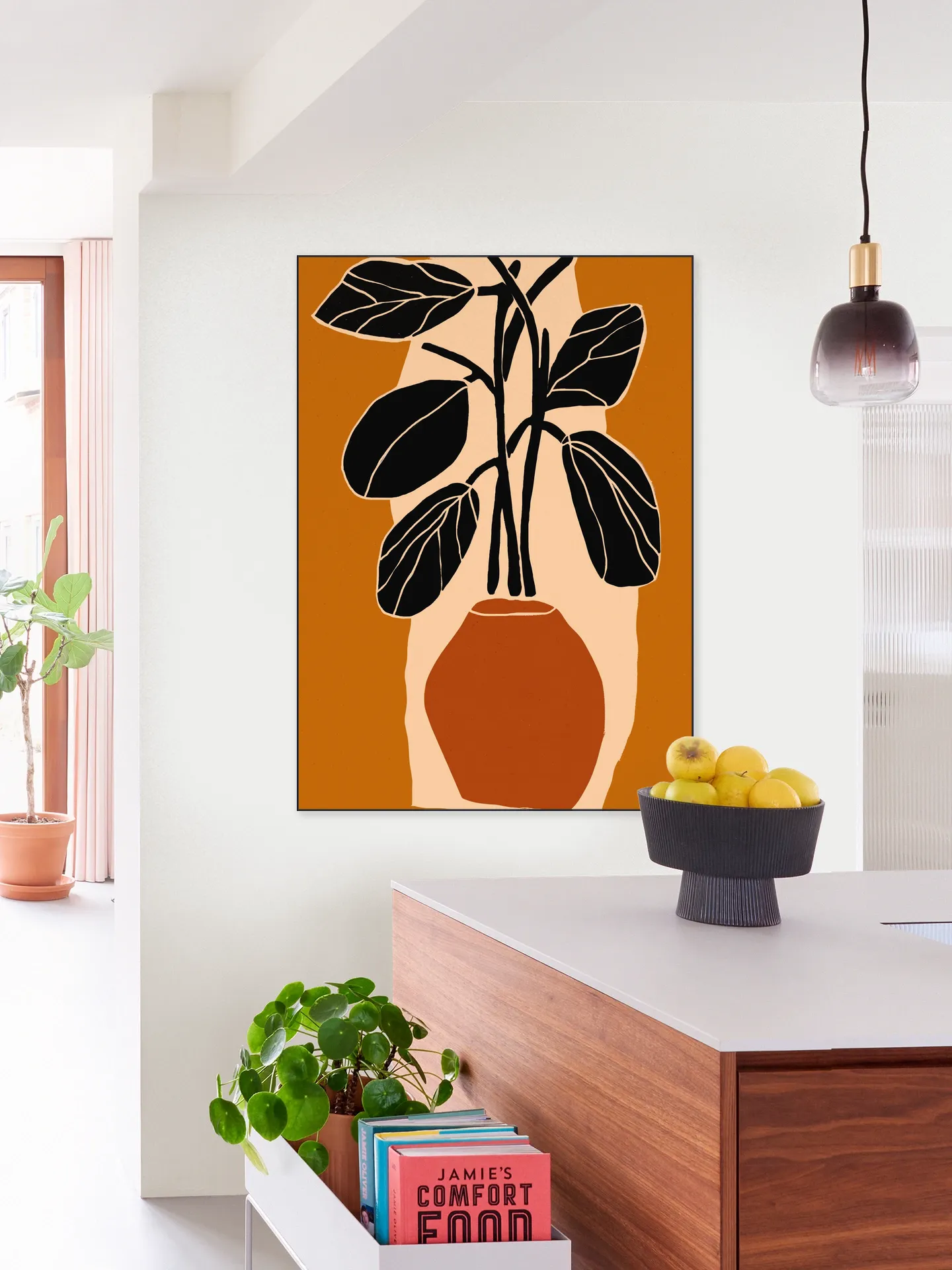 Bold Leaf Silhouette