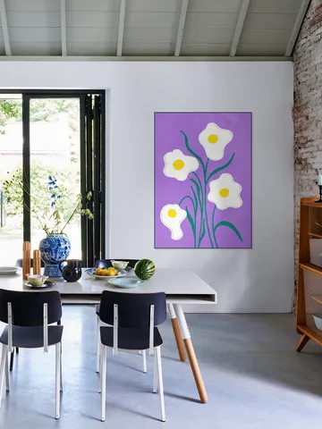 Graphical Flowers Fried Eggs