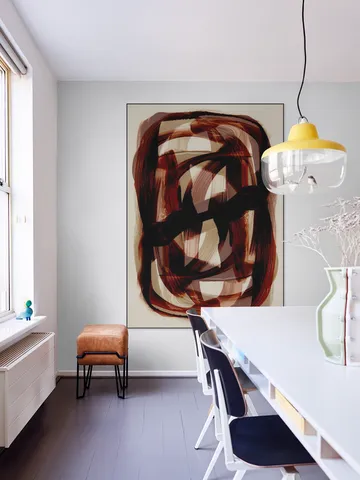 Copper Brush Strokes