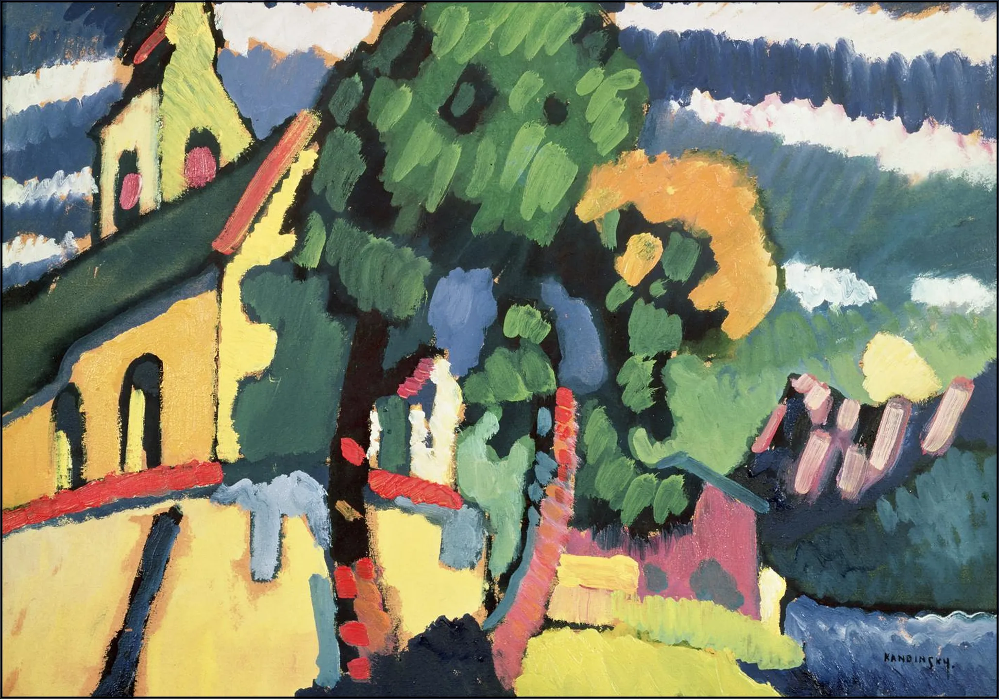 Bavaria Landscape with a Church
