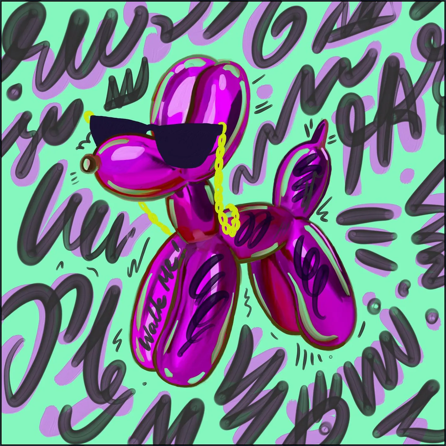 Balloon Dog - Turquiose