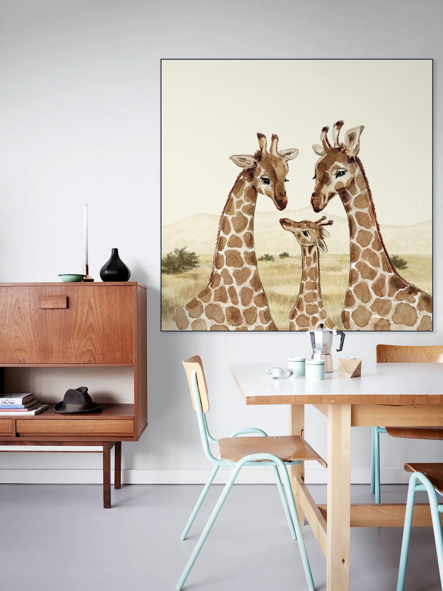 Giraffenfamilie