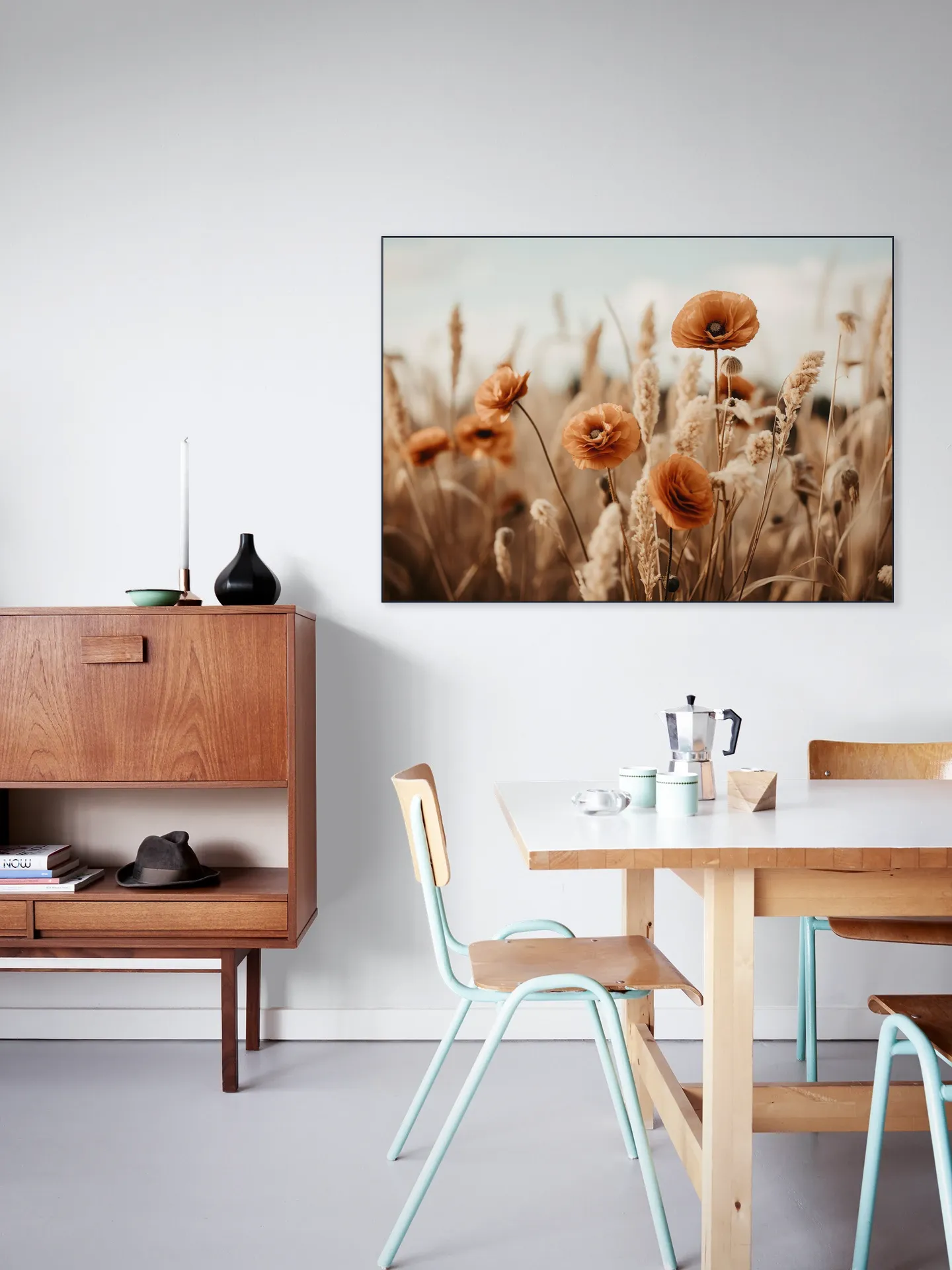 Orange Poppy Field
