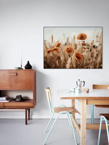Orange Poppy Field