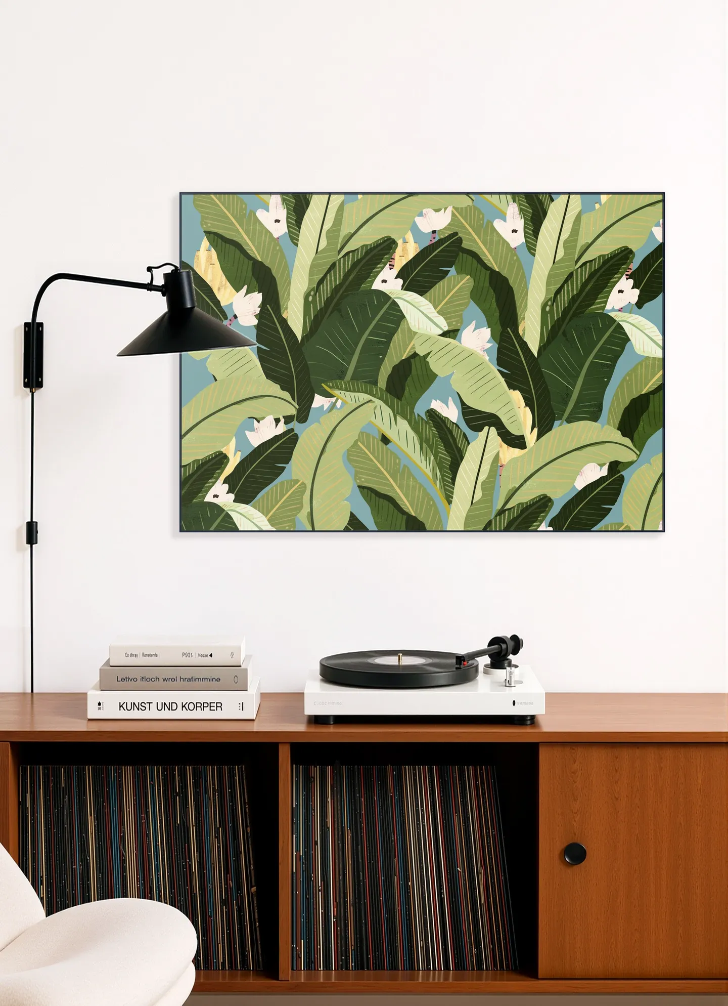 Banana Leaf Stone Blue