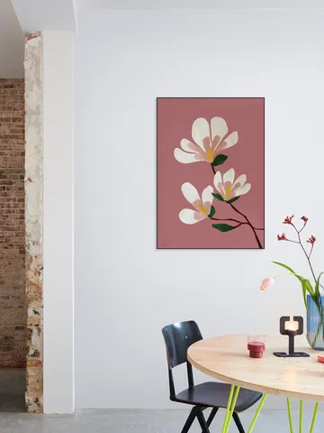 Pink Magnolia Flowers