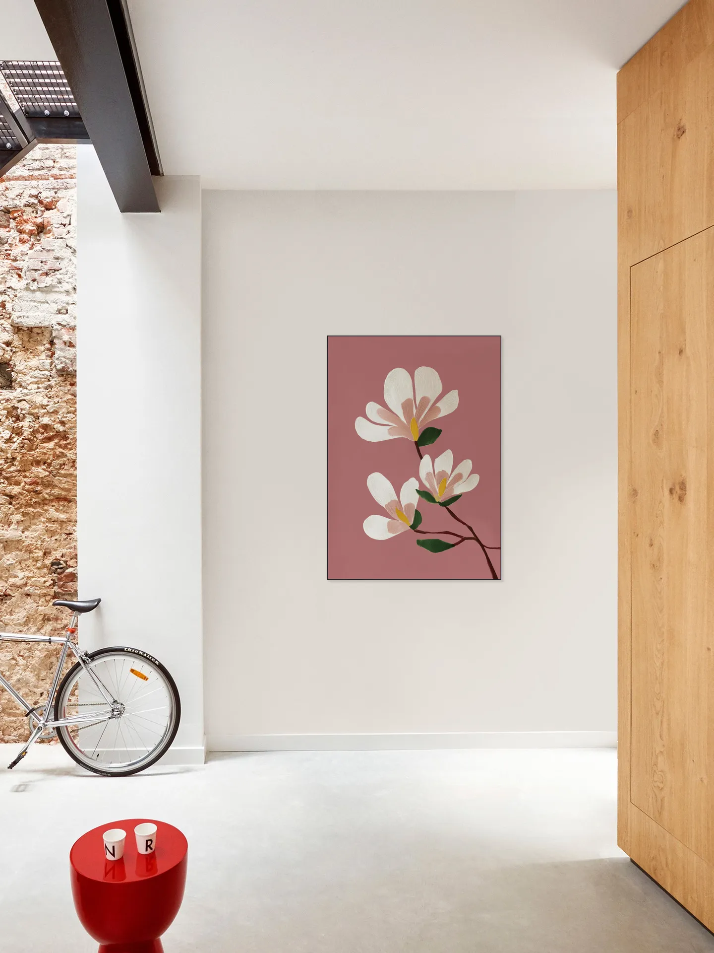 Pink Magnolia Flowers
