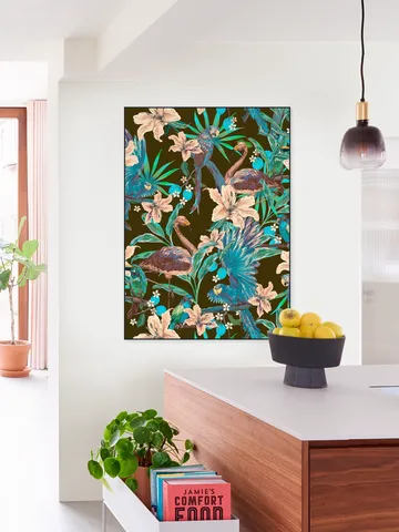 Jungle Birds and Flamingo Olive