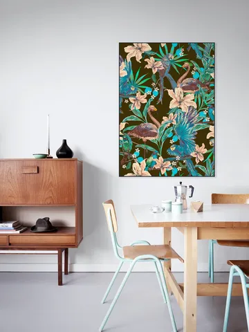 Jungle Birds and Flamingo Olive