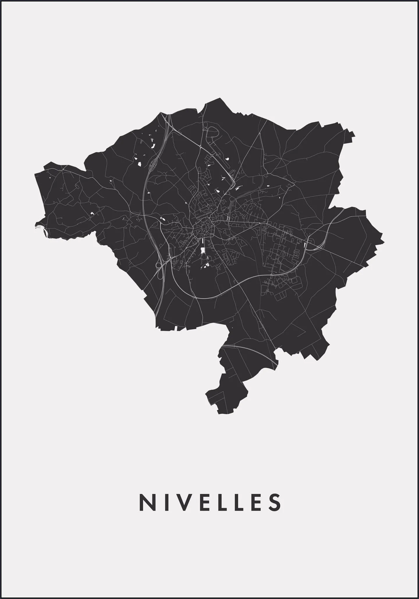 Nivelles City Map