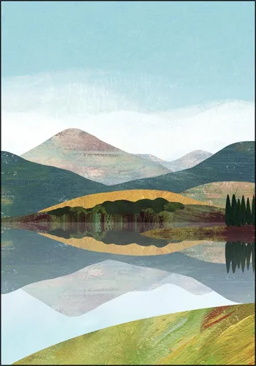 Mountain Lake Landscape