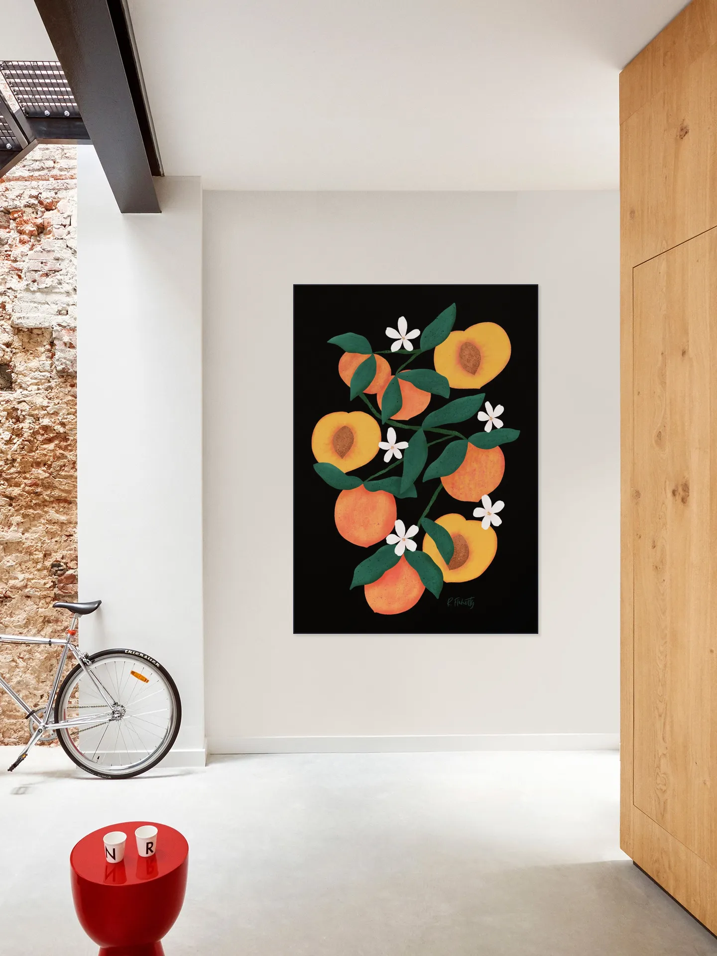 Summer Peaches black