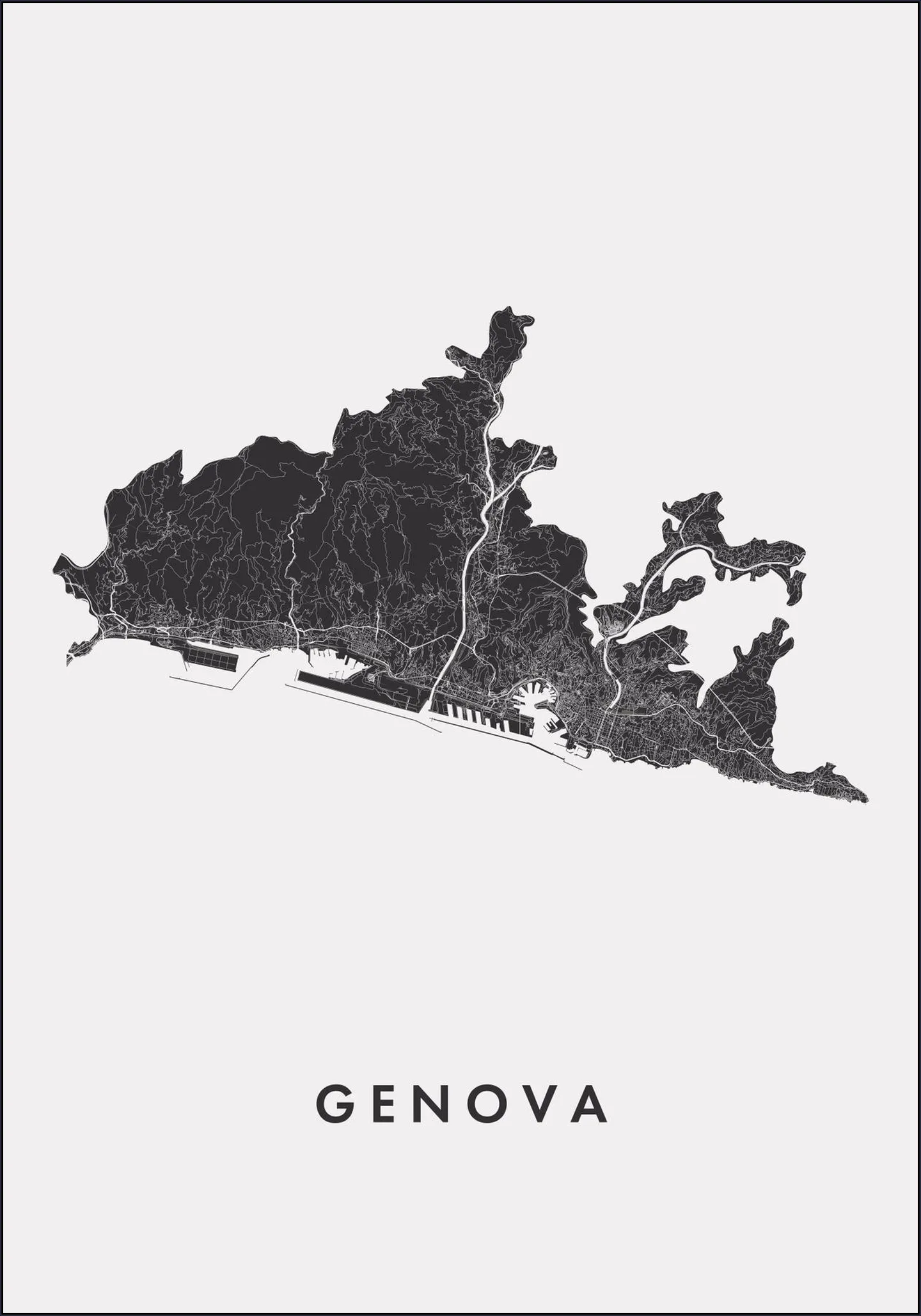 Genova City Map