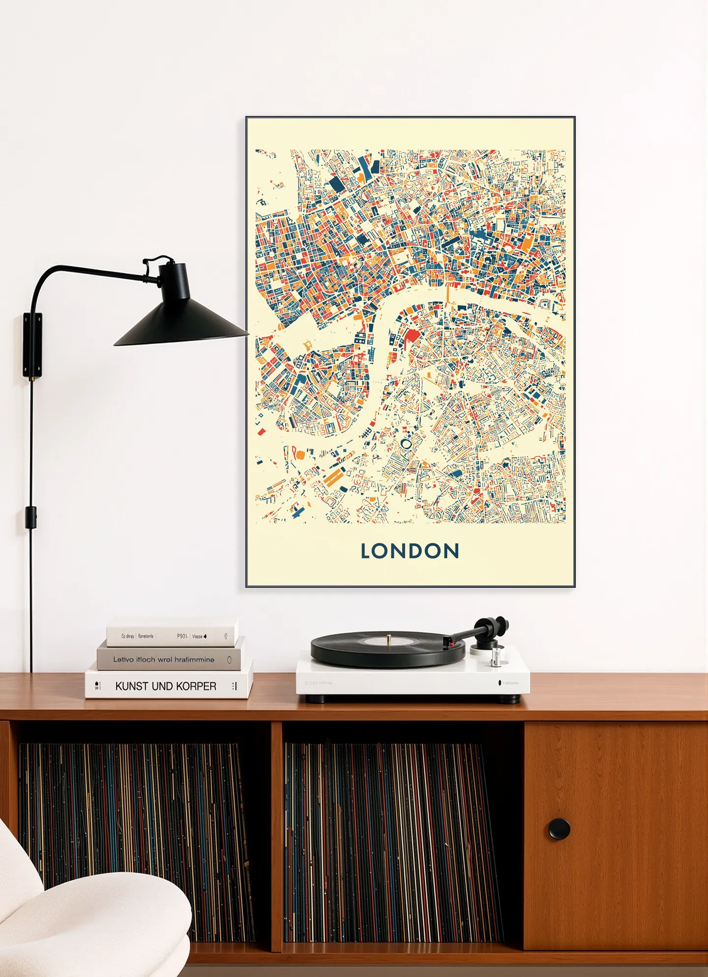 London Mosaic City Map