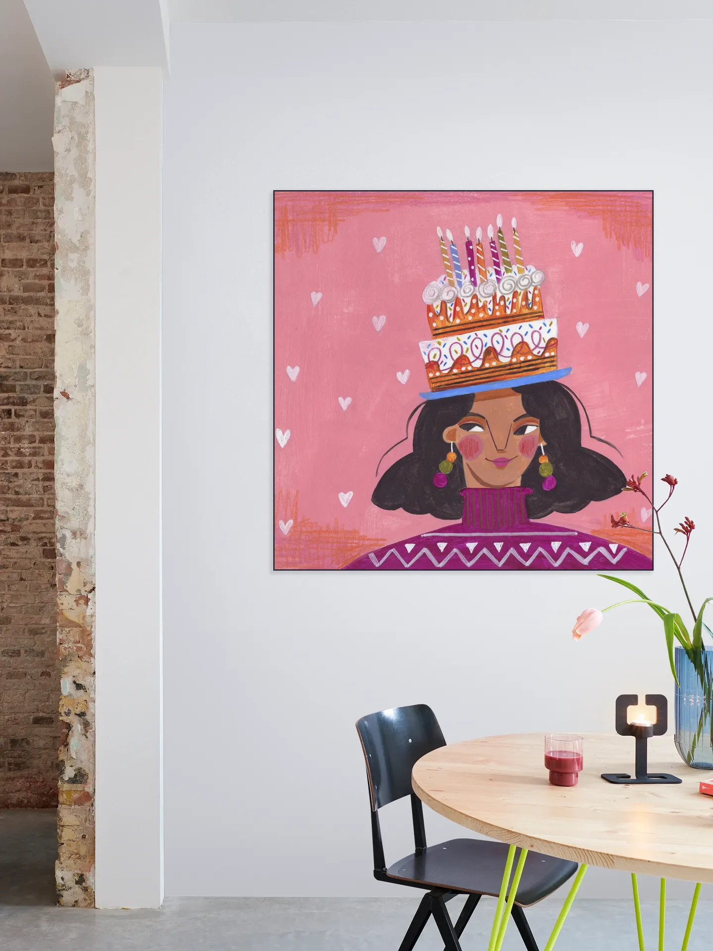 Woman with Pie