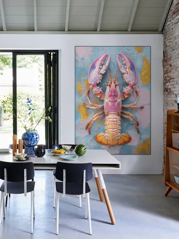 Spring Pastel Lobster