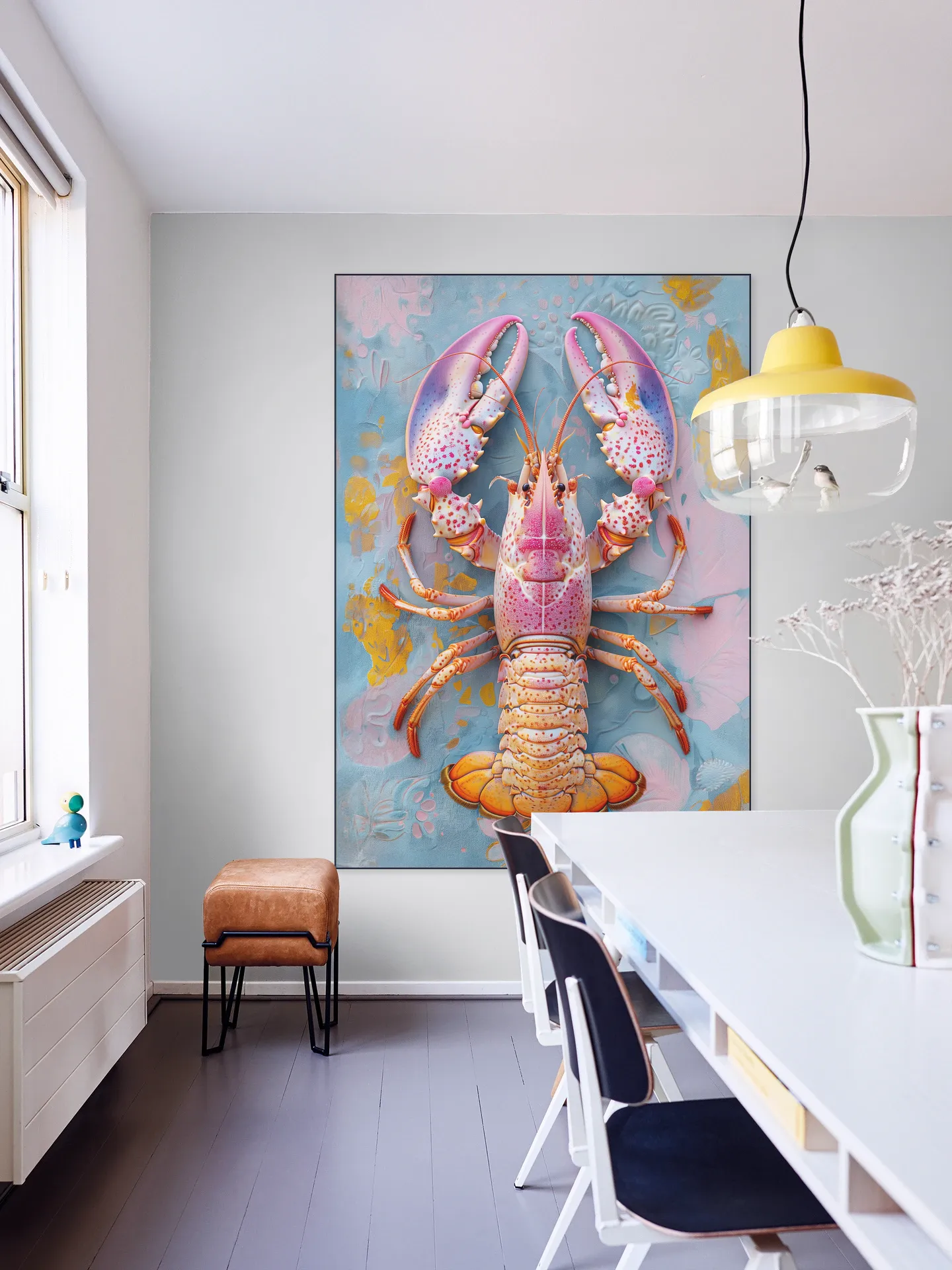 Spring Pastel Lobster