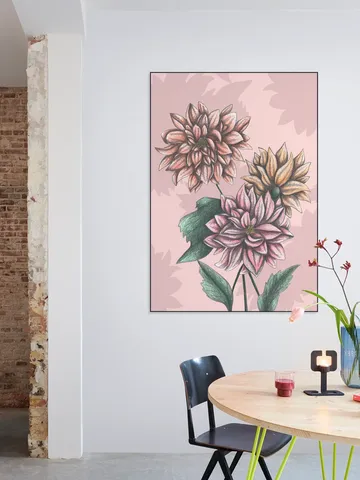 Pink Dahlias