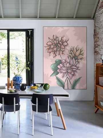 Pink Dahlias