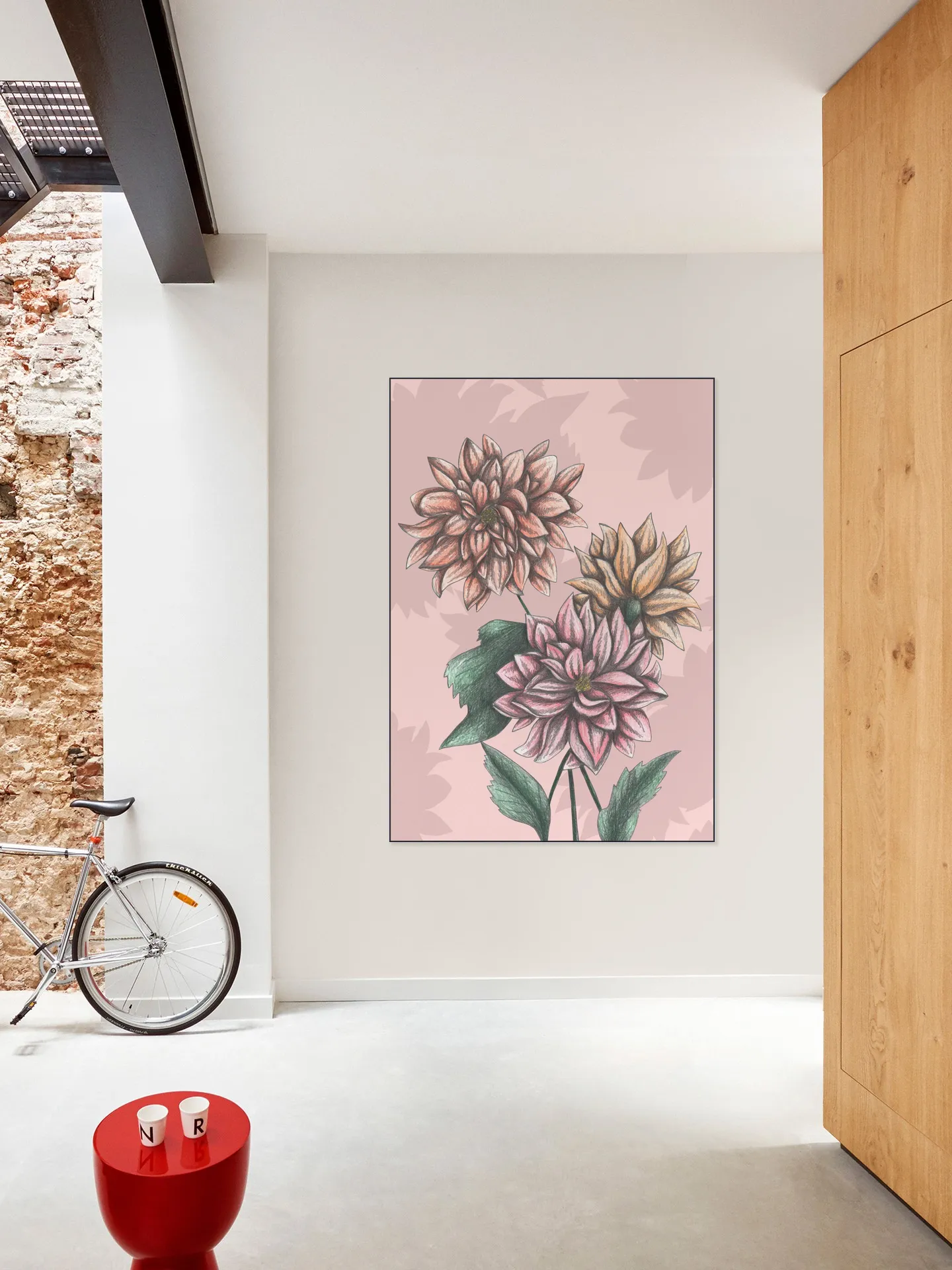 Pink Dahlias