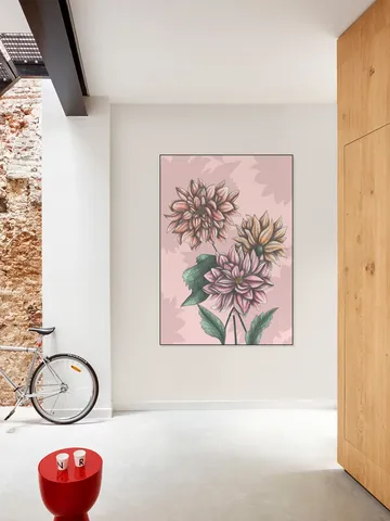 Pink Dahlias