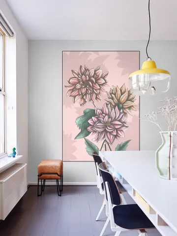 Pink Dahlias