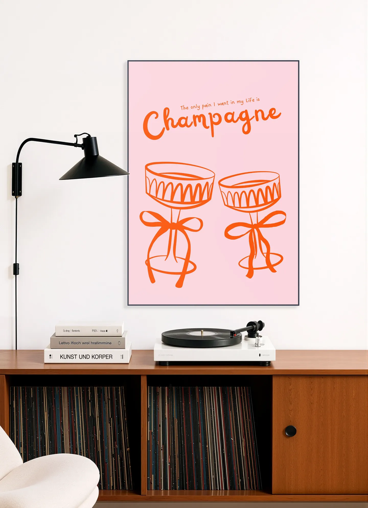 Pink Champagne Toast
