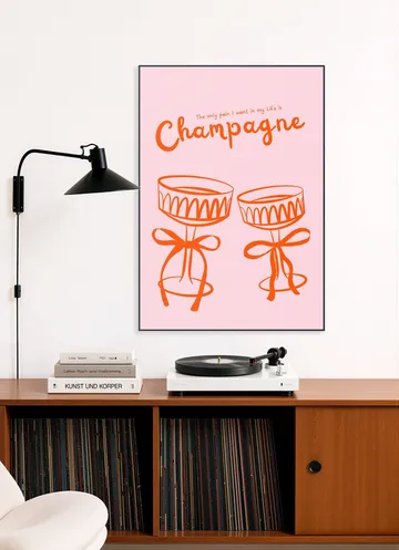 Pink Champagne Toast