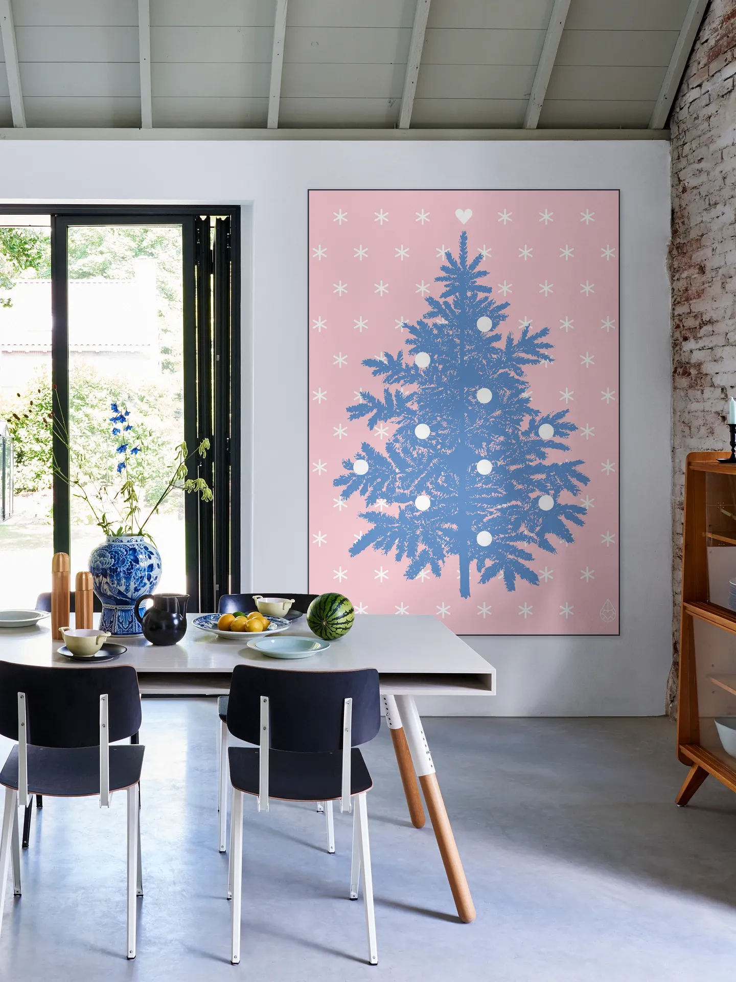 Let it snow . Pink Blue 