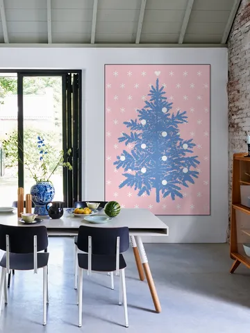 Let it snow . Pink Blue 