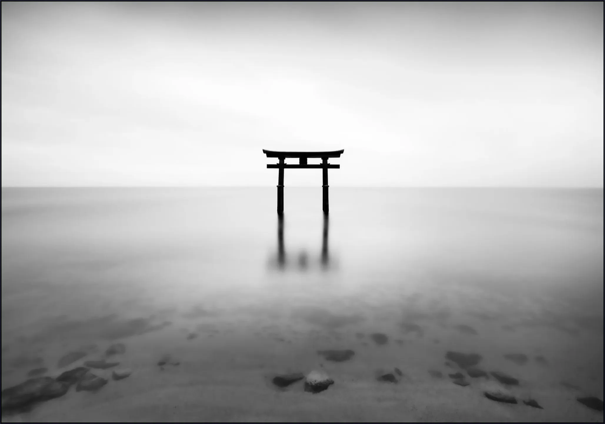 Torii Gate Lake Biwa - Japan