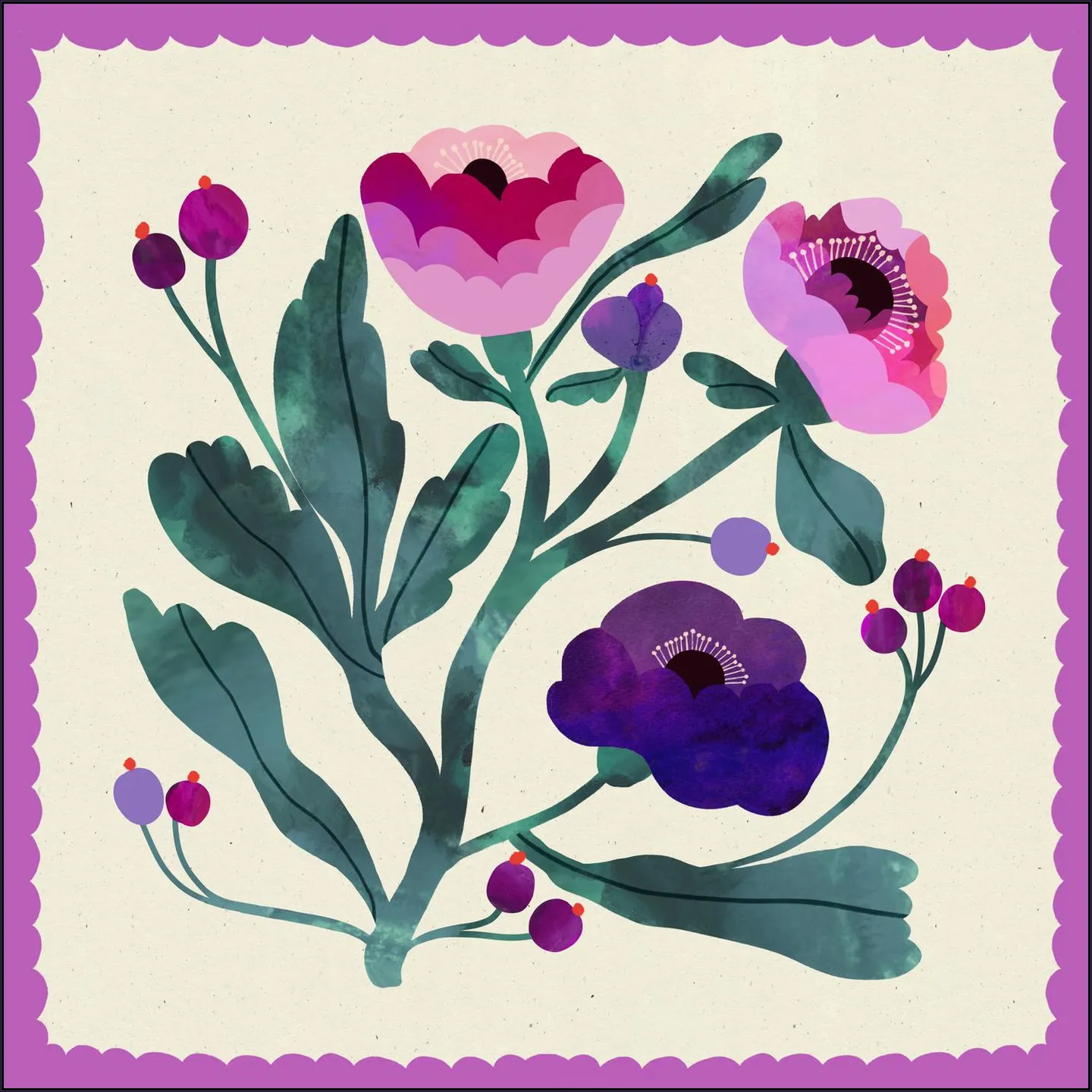 Violet Flower