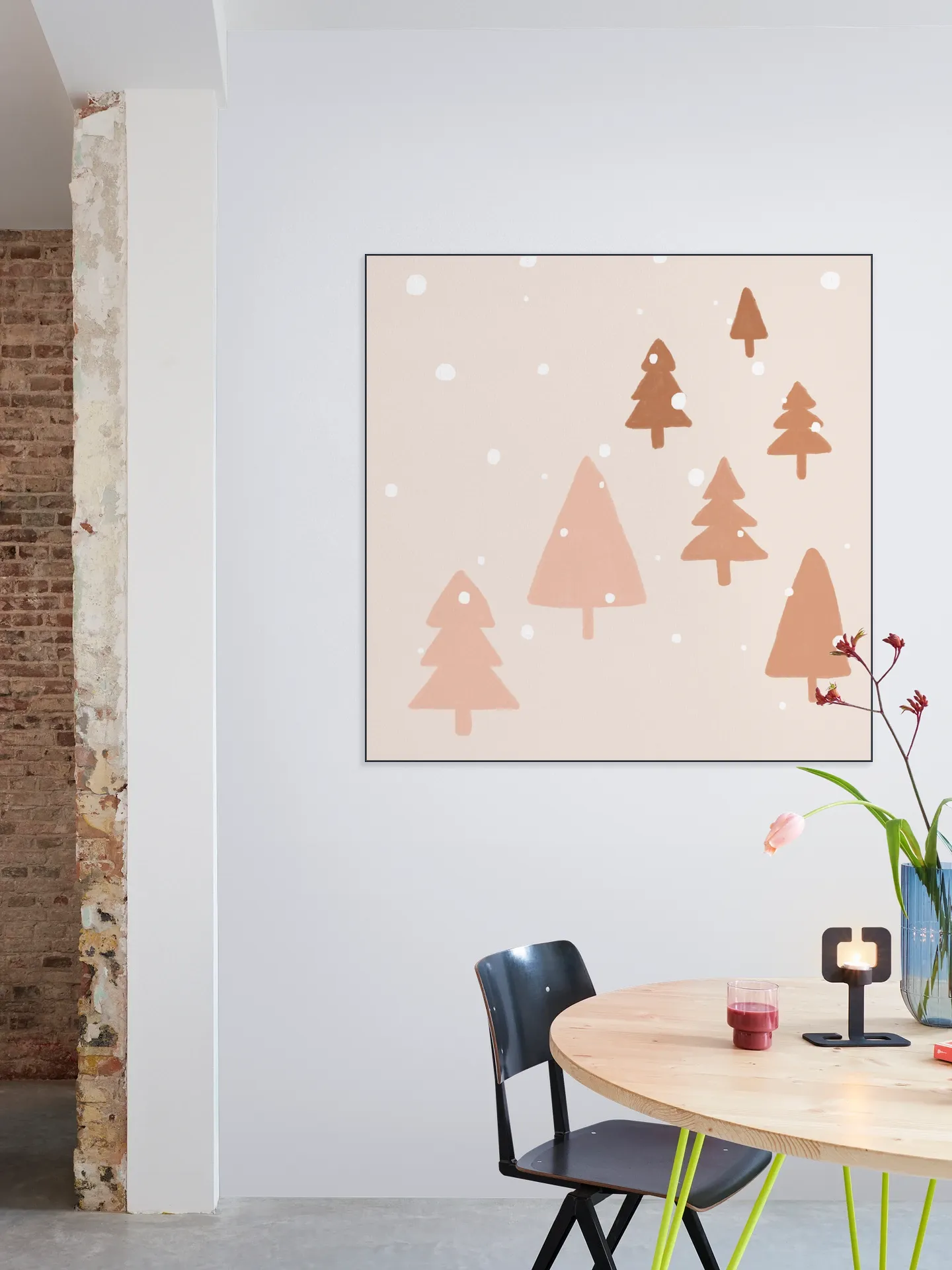 Pastel Winter Trees