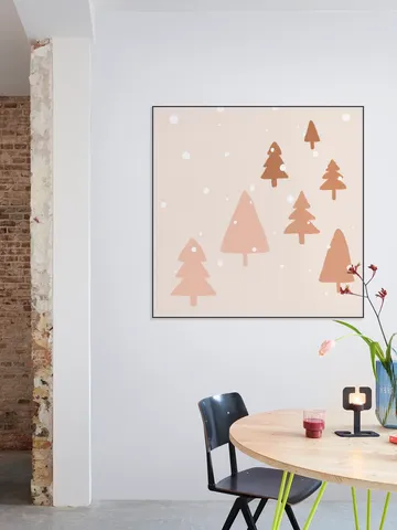 Pastel Winter Trees