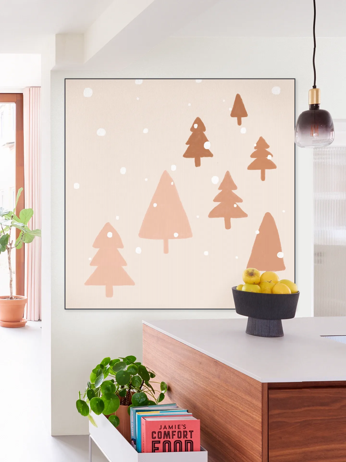 Pastel Winter Trees