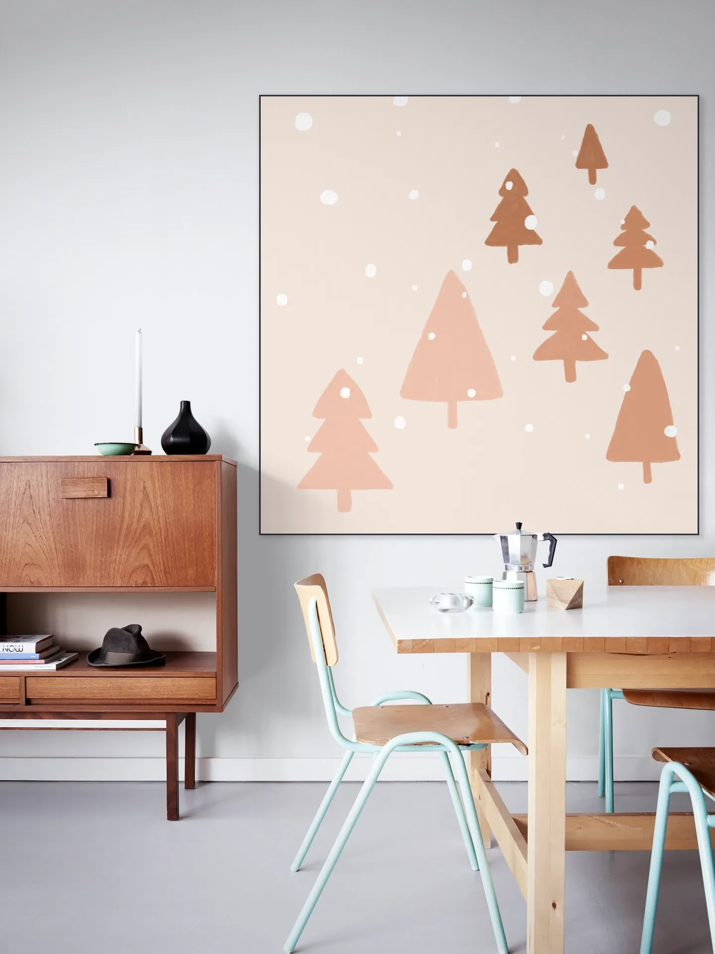 Pastel Winter Trees