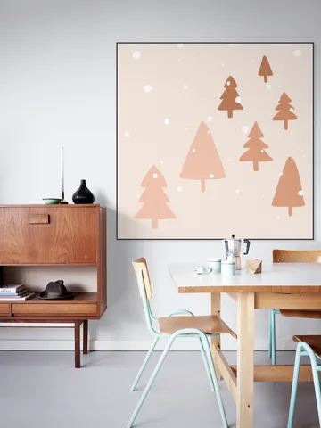 Pastel Winter Trees