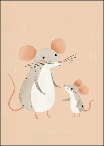 Mommy and Baby Mouse