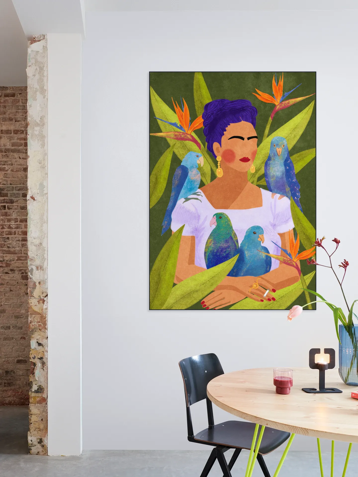 Frida And Birds
