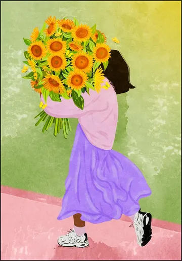 Never settle for less - Sunflowers