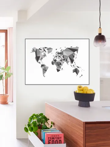 World Map 3D Chrystal